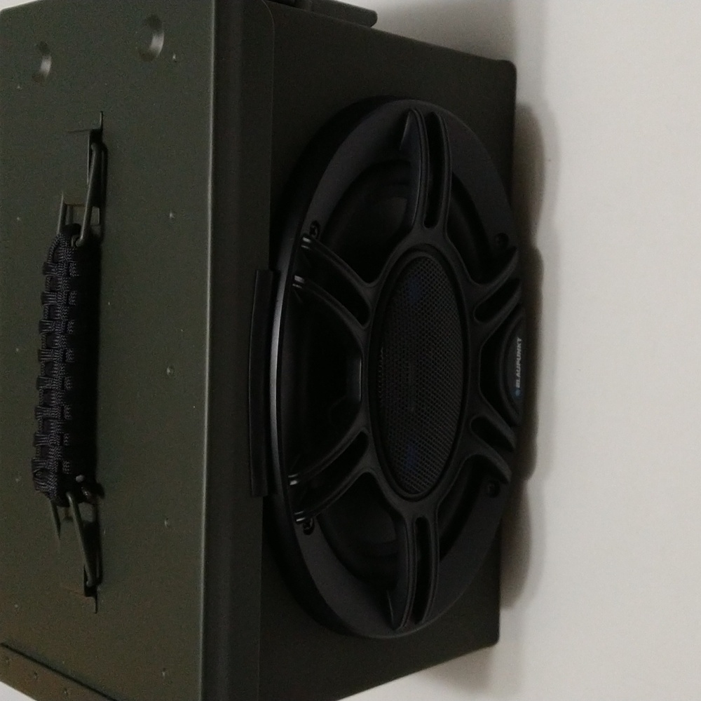 Military Ammo Audio Box Design For Bluetooth Compact Hi Fi Bass Power Amp